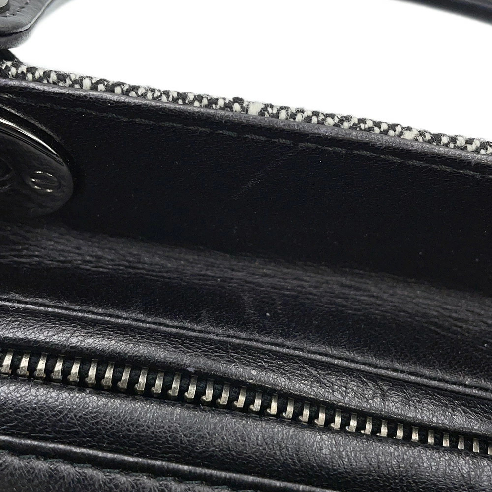 Christian Dior Lady Canvas Handbag Black Bag - Picture 7 of 12